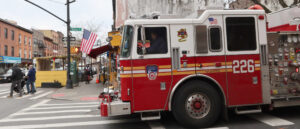 video-captures-chaos-as-man-boards-moving-fire-truck,-firefighters-react