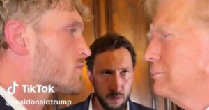 watch:-president-trump-sets-internet-ablaze-with-viral-‘face-off’-video-with-logan-paul