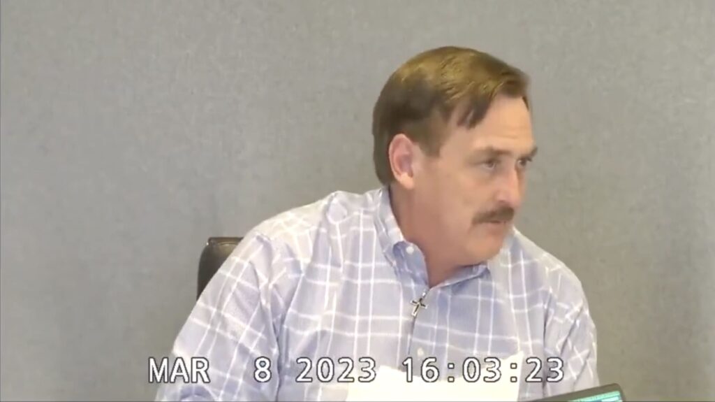 video-released-of-mike-lindell-blasting-attorney-for-calling-his-pillow-“lumpy”-during-deposition:-“you’re-an-a**hole!”-|-the-gateway-pundit-|-by-jim-hoft