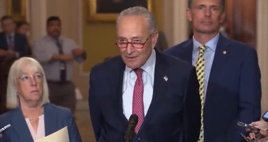 “witch-hunt!”-–-schumer-lashes-out-at-mccarthy-for-announcing-impeachment-inquiry-against-joe-biden-(video)-|-the-gateway-pundit-|-by-cristina-laila
