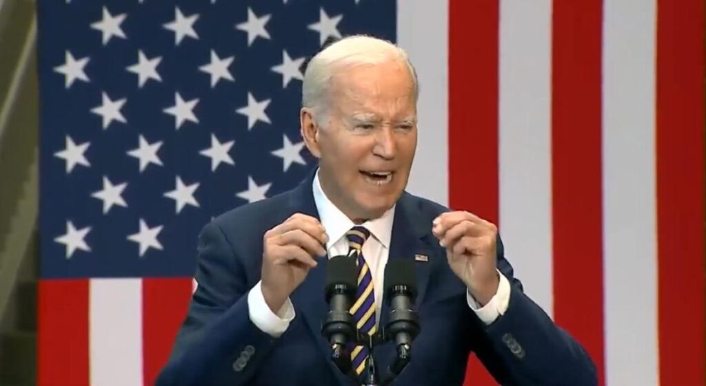 old-man-joe-biden-starts-randomly-screaming-during-speech-in-maryland-(video)-|-the-gateway-pundit-|-by-cristina-laila