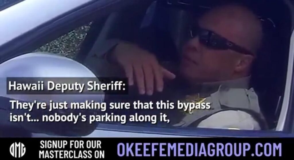o’keefe-goes-undercover-in-lahaina;-maui-law-enforcement-tells-journalists-governor-has-prohibited-photography-on-public-land-near-burn-zone-(video)-|-the-gateway-pundit-|-by-cristina-laila