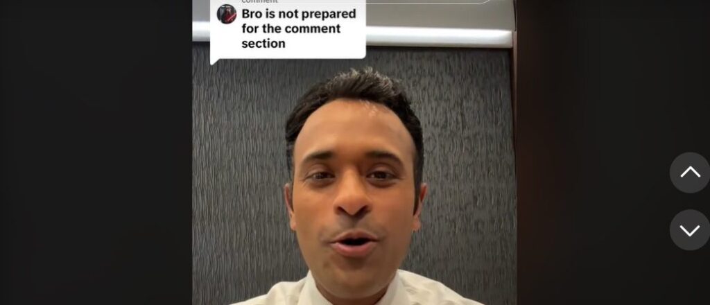 ‘i-edge-to-you’:-gop-presidential-candidate-deluged-with-sexual-comments-during-tiktok-stream