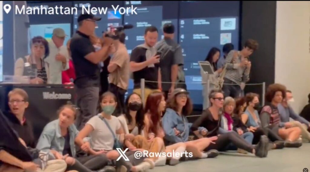 developing:-dozens-of-anti-capitalist-climate-agitators-shut-down-nyc-museum-of-art-and-make-outrageous-demands-(video)-|-the-gateway-pundit-|-by-cullen-linebarger