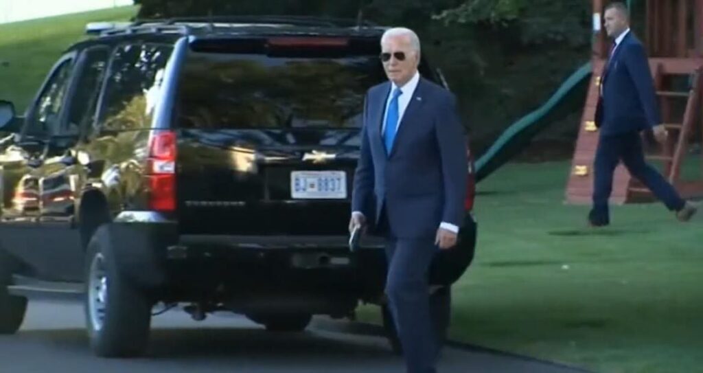 biden-takes-no-questions-as-he-retreats-to-delaware-for-another-vacation-(video)-|-the-gateway-pundit-|-by-cristina-laila