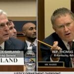 watch:-rep.-thomas-massie-leaves-corrupt-merrick-garland-stuttering-after-destroying-him-for-coddling-ray-epps-and-locking-up-innocent-j6-protesters-|-the-gateway-pundit-|-by-cullen-linebarger