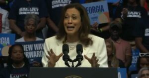 kamala-harris-falls-apart-at-georgia-campaign-event,-sounds-more-incoherent-than-joe-biden-(video)