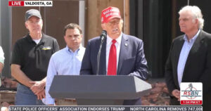 watch-live:-president-trump-delivers-remarks-in-valdosta,-georgia-after-hurricane-helene-briefing