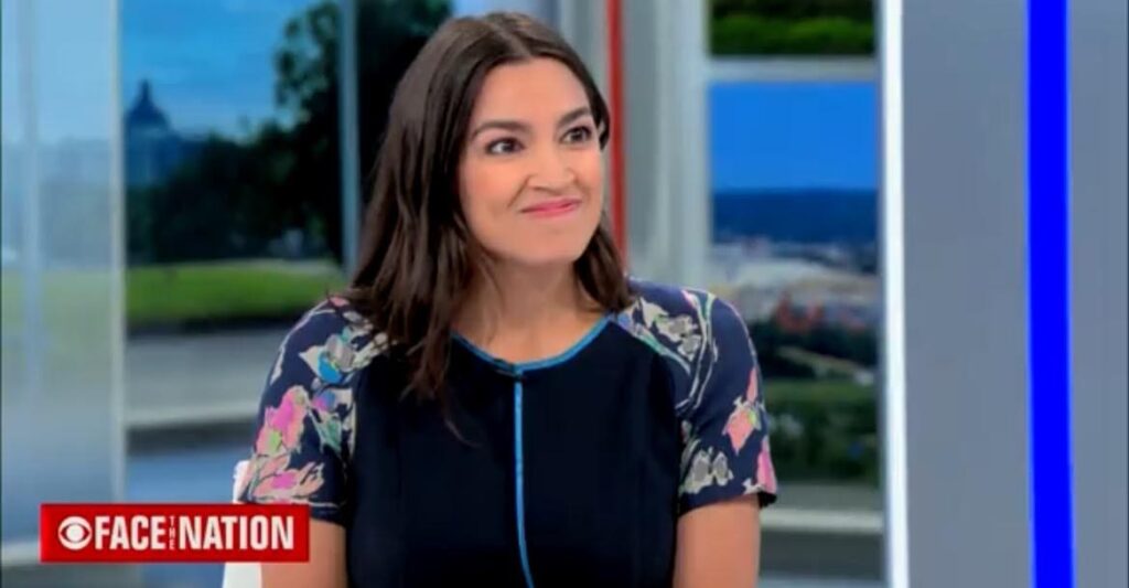 wow!-cbs’s-margaret-brennan-calls-out-hypocrite-aoc-for-owning-a-non-union-made-tesla-(video)-|-the-gateway-pundit-|-by-cristina-laila