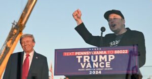 elon-musk-spoke-at-a-trump-rally,-referenced-‘dark-maga,’-and-urged-supporters-to-vote