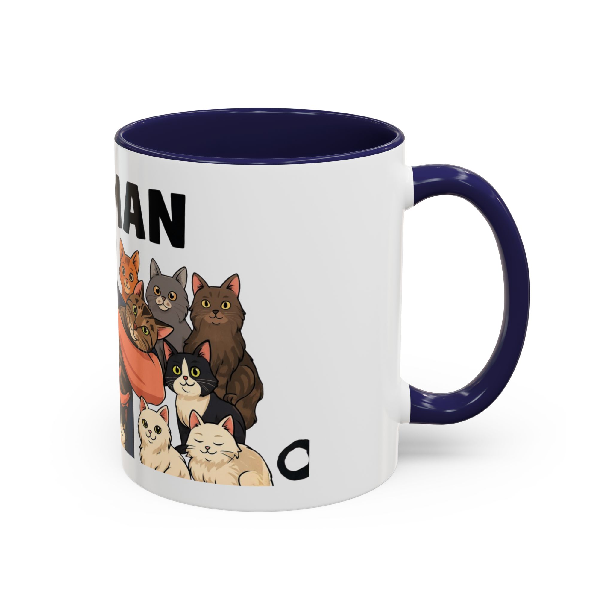 Cat Man Coffee Mug — Funny Cat Lover Accent Mug (11/15oz) - Image 32