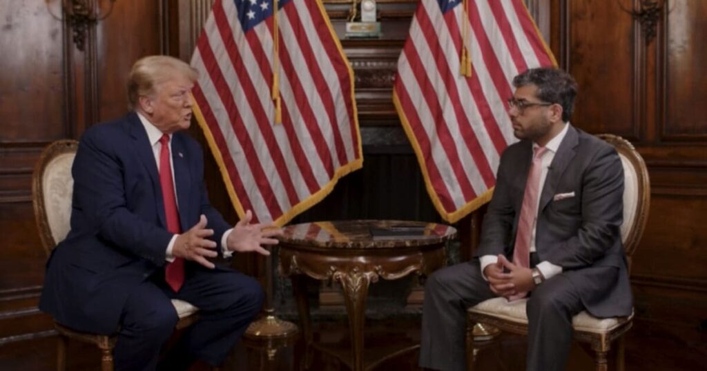 watch:-raheem-kassam-interviews-president-trump,-discusses-mike-pence,-ron-desantis,-fox-news-&-more-–-full-interview-to-air-this-week-|-the-gateway-pundit-|-by-jordan-conradson