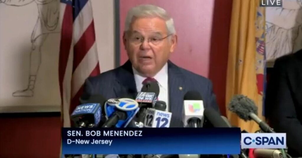 defiant-menendez-says-he-won’t-resign-after-he-was-indicted-on-bribery-and-corruption-charges-(video)-|-the-gateway-pundit-|-by-cristina-laila