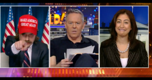 watch:-comedy-break-greg-gutfeld-holds-hillarious-trump-harris-debate-parody-(video)-|-the-gateway-pundit-|-by-margaret-flavin