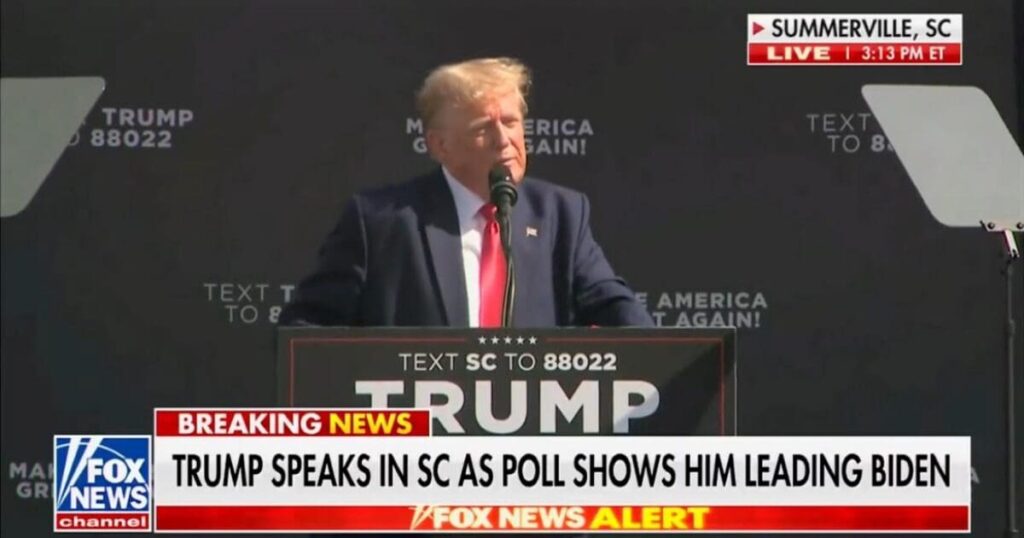 fox-news-immediately-cuts-away-from-trump-the-moment-he-mentions-his-blockbuster-interview-with-tucker-carlson-(video)-|-the-gateway-pundit-|-by-cristina-laila