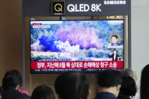 north-korea-blows-up-roads-to-south-korea-in-fit-of-rage-over-drone-incursion-–-washington-examiner