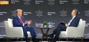 audience-erupts-in-laughter-when-president-trump-destroys-bloomberg-‘journalist’-on-tariffs-with-a-brilliant-one-liner-(video)-|-the-gateway-pundit-|-by-cullen-linebarger