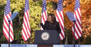 “never-again!-never-again!”-–-whoa!-kamala-harris-goes-on-unhinged-hillary-style-rant-in-michigan-(video)-|-the-gateway-pundit-|-by-cristina-laila