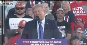 president-trump-takes-the-stage-in-latrobe,-pennsylvania-to-thunderous-applause:-“your-vote-will-decide-whether-we-give-up-on-america-or-whether-we-save-america”-(video)-|-the-gateway-pundit-|-by-david-greyson