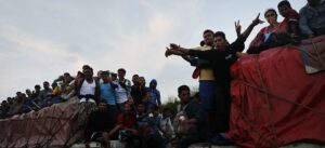 ‘this-is-what-makes-us-fearful’:-migrant-caravan-hoofs-it-toward-southern-border-as-election-day-nears