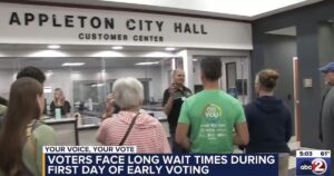 breaking:-wisconsin-voting-system-experiences-meltdown-on-day-1-of-early-in-person-voting-–-hours-long-wait-to-cast-ballots-–-voters-outraged!-|-the-gateway-pundit-|-by-jim-hoft