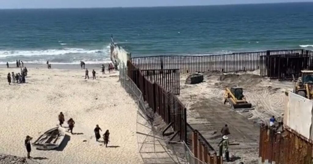 shock-video:-illegal-aliens-run-into-us-in-san-diego-through-construction-site-on-border-wall-|-the-gateway-pundit-|-by-david-greyson