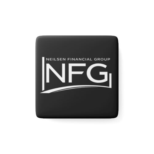Square Porcelain Magnet — NFG (Neilsen Financial Group) Logo