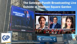 live-stream-video:-the-gateway-pundit-reporting-live-outside-madison-square-garden-in-new-york-city-–-with-cara-castronuova,-george-santos,-and-jordan-conradson!-starting-at-11-et-|-the-gateway-pundit-|-by-jim-hoft