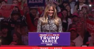 melania-trump-dazzles-madison-square-garden-in-new-york-city-–-crowd-goes-wild-as-first-lady-takes-the-stage-(video)-|-the-gateway-pundit-|-by-cristina-laila