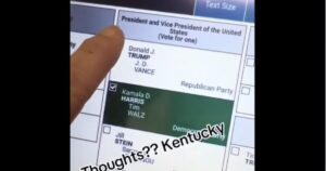 kentucky-touch-screen-repeatedly-won’t-allow-voter-to-select-trump-–-election-officials-deny-malfunction-—-then-4-hours-later-admit-issue-with-ballot-marking-device-