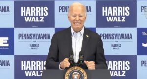 yikes!-biden-sabotages-kamala-harris-again-after-“garbage”-comment-with-bizarre-statement-about-smacking-maga-republicans-in-the-ass-(video)-|-the-gateway-pundit-|-by-cristina-laila