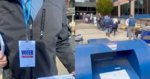 judge-orders-democrat-“poll-workers”-to-remove-misleading-“voter-protection”-badges-after-voter-intimidation-complaints-in-allegheny-county-|-the-gateway-pundit-|-by-jim-hᴏft