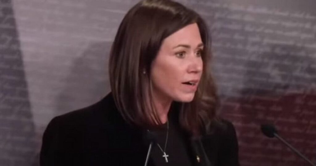 alabama-republican-senator-katie-britt-passionately-calls-on-media-to-cover-the-‘nightmare’-at-the-southern-border-(video)-|-the-gateway-pundit-|-by-mike-lachance