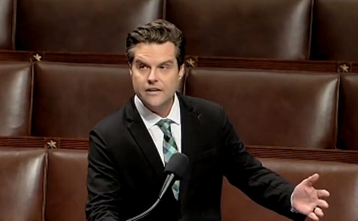 mic-drop:-matt-gaetz-blasts-government-spending-and-senator-bob-menendez-in-one-classic-line-(video)-|-the-gateway-pundit-|-by-mike-lachance