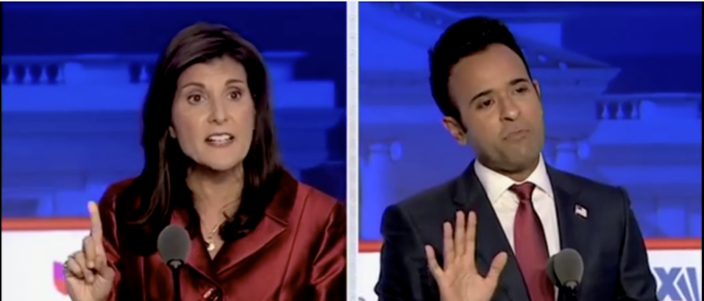 ‘i-feel-a-little-bit-dumber’:-sparks-fly-as-nikki-haley-and-vivek-ramaswamy-feud-over-tiktok