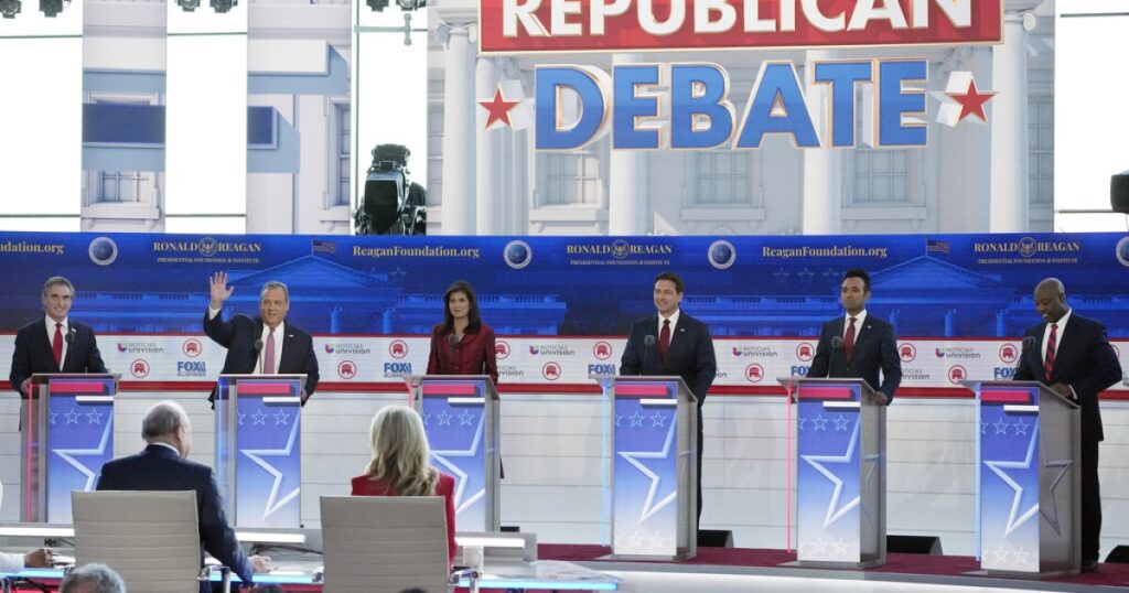 republican-debate:-desantis-racks-up-most-speaking-time-with-ramaswamy-close-behind