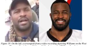 chris-wray-arrests-former-nfl-star-and-j6er-antwione-williams-for-pushing-a-bike-rack,-allegedly-swatting-an-officer’s-hand,-and-getting-sprayed-in-the-face-with-pepper-spray-|-the-gateway-pundit-|-by-jim-hoft