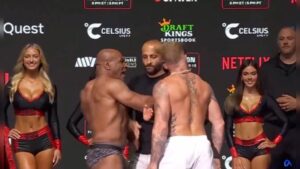 the-comeback:-mike-tyson-slaps-youtuber-turned-boxer-jake-paul-during-weigh-in-(video)-|-the-gateway-pundit-|-by-anthony-scott