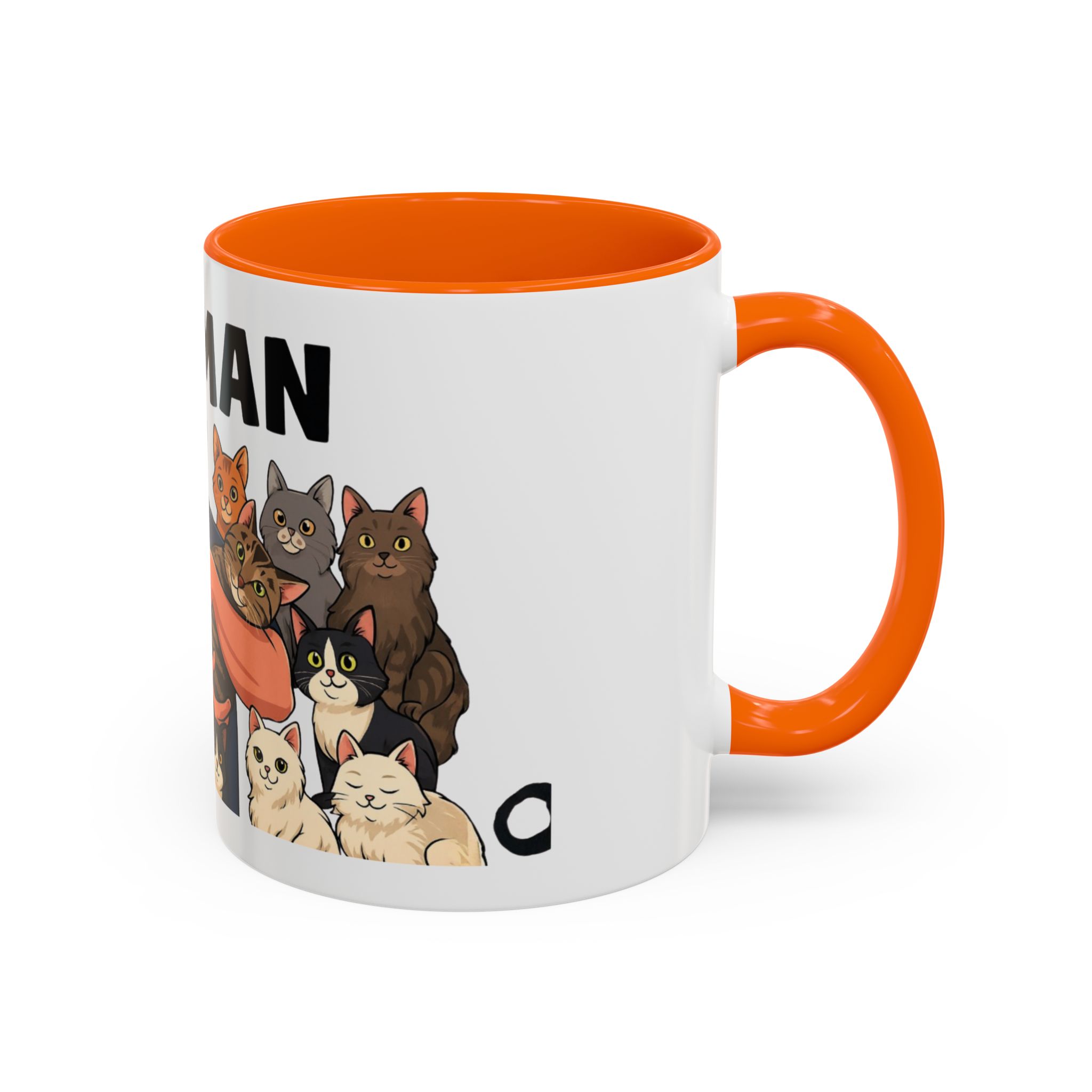Cat Man Coffee Mug — Funny Cat Lover Accent Mug (11/15oz) - Image 26