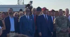 america-is-back!-president-trump-watches-spacex-starship-launch-with-elon-musk-(video)