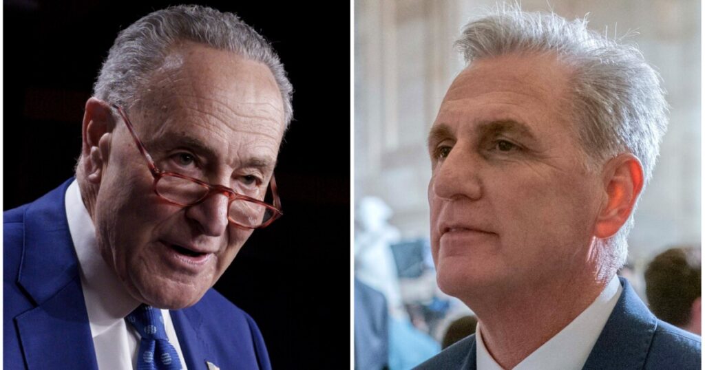 government-shutdown:-schumer-blames-mccarthy-for-making-shutdown-‘far-more-likely’