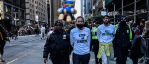 anti-israel-protesters-arrested-after-disrupting-thanksgiving-celebration,-again