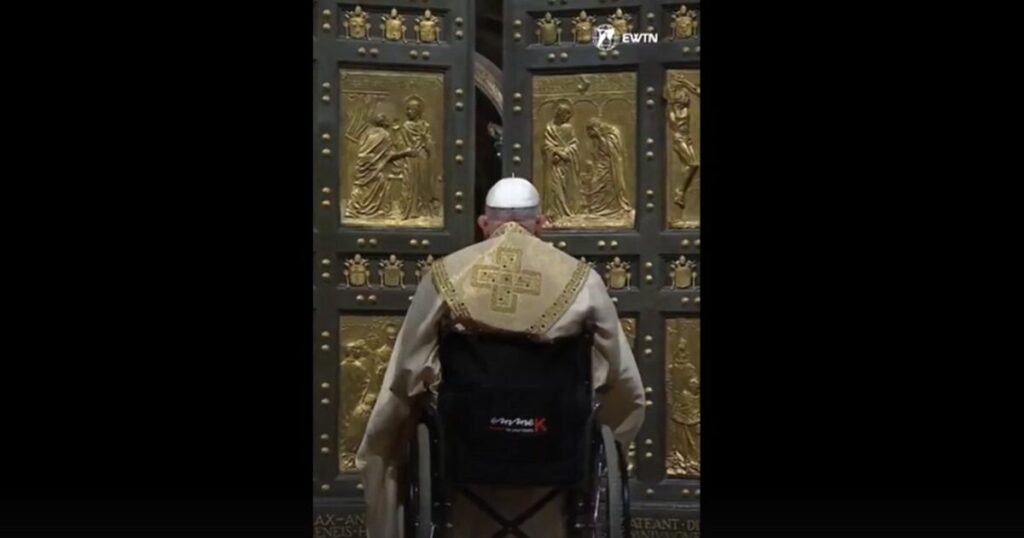 pope-francis-opens-the-sacred-portal-at-vatican-for-jubilee-year-2025-–-special-absolution-from-sins-during-jubilee-year-|-the-gateway-pundit-|-by-jim-hoft