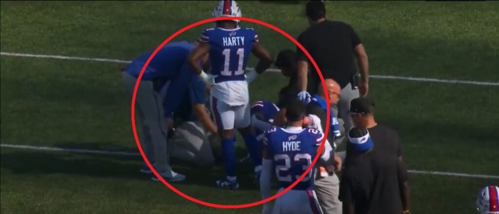 bills-cornerback-tre’davious-white-carted-off-the-field-after-sustaining-injury