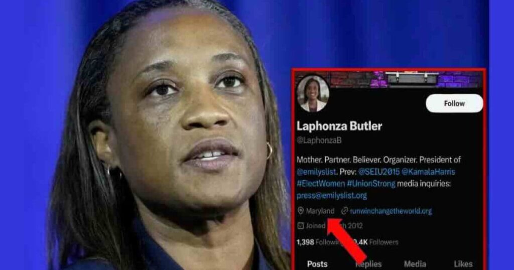gavin-newsom’s-senate-pick-laphonza-butler-scrubs-twitter-location-and-work-bio-stating-she-lives-in-maryland,-overnight!-|-the-gateway-pundit-|-by-anthony-scott