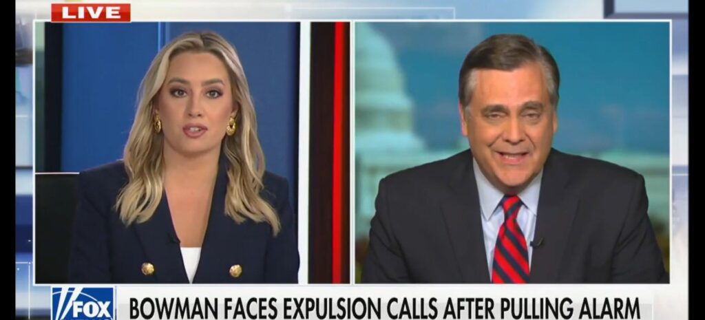‘nuclear-option’:-jonathan-turley-warns-of-gop’s-‘insatiable-appetite’-for-jamaal-bowman’s-expulsion