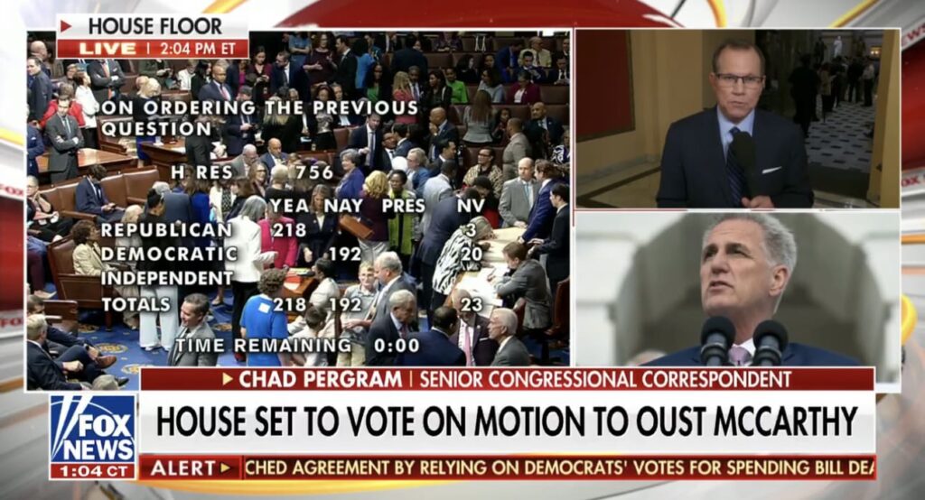 breaking:-final-vote-underway-now-–-congress-is-voting-on-motion-to-vacate-the-chair-against-speaker-kevin-mccarthy-after-motion-to-table-vote-fails!-|-the-gateway-pundit-|-by-jordan-conradson