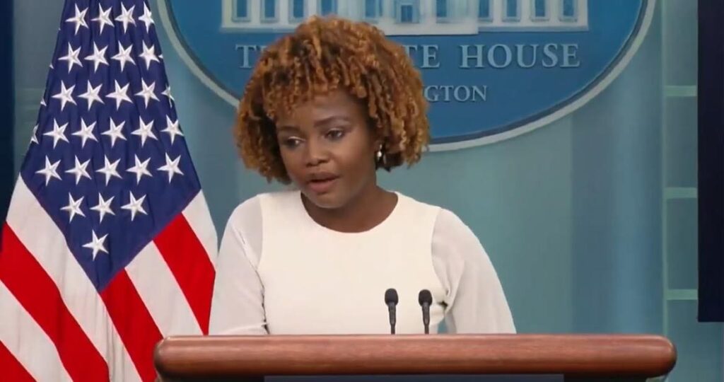 karine-jean-pierre-blames-republicans-after-democrat-congressman-carjacked-in-democrat-run-dc-(video)-|-the-gateway-pundit-|-by-cristina-laila