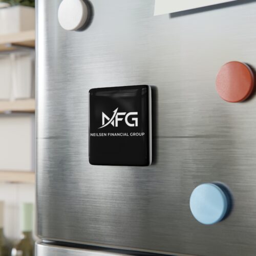 Porcelain Square Magnet — Neilsen Financial Group Logo