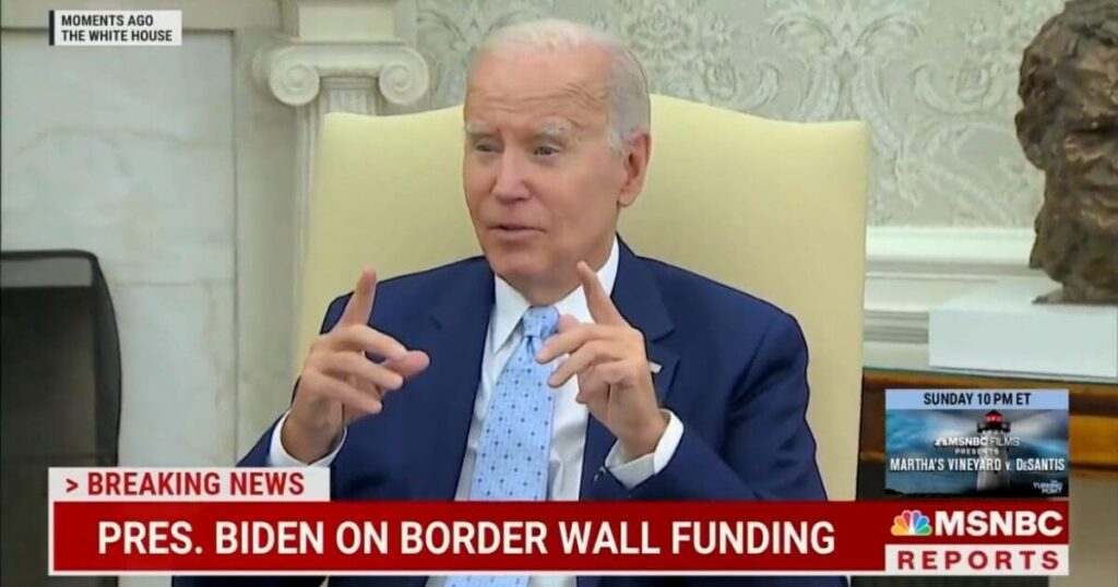 despite-waiving-26-federal-laws-to-allow-border-wall-construction,-biden-blames-congress,-says-he-couldn’t-divert-border-wall-funds-(video)-|-the-gateway-pundit-|-by-cristina-laila